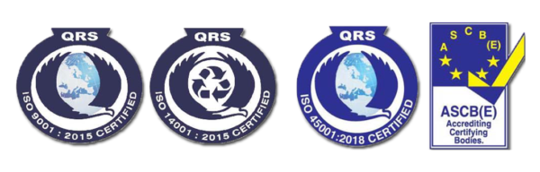 ISO Certified badges